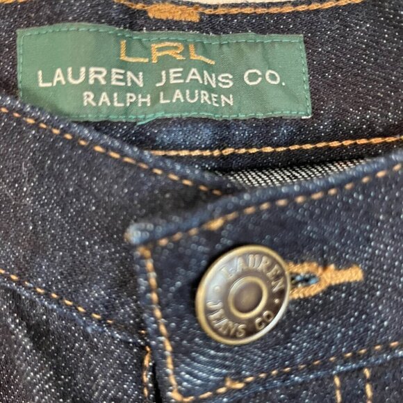 Lauren Jeans Co Ralph Lauren Bermuda Shorts Dark Wash 4 - Picture 3 of 6